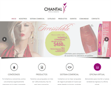 Tablet Screenshot of madame-chantal.com